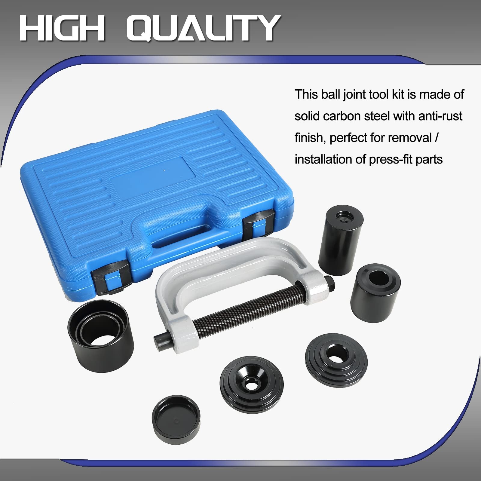 ATP Ball Joint Removal Installation Tool with 4 Wheel Drive Adapters