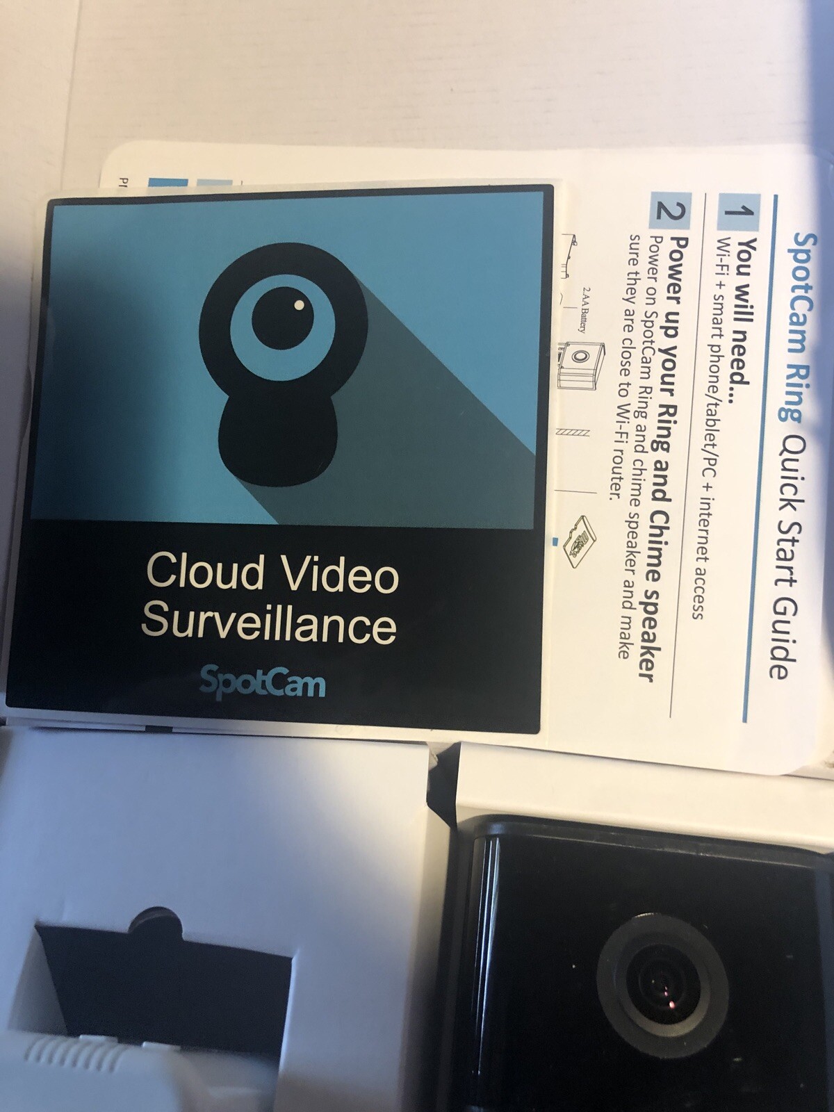SpotCam Video Doorbell Pro WiFi Wire-Free 1080P 180° Wide Angle Security Camera