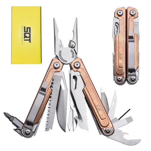 2048-C 20-in-1 Multitool Pliers, Stainless Steel Multi Tool with SQT2048-C