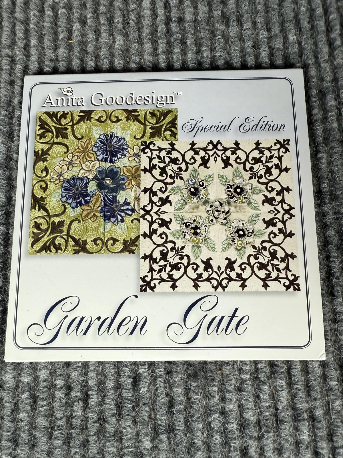 Anita Goodesign Garden Gate Special Edition Embroidery Design CD Applique Quilt
