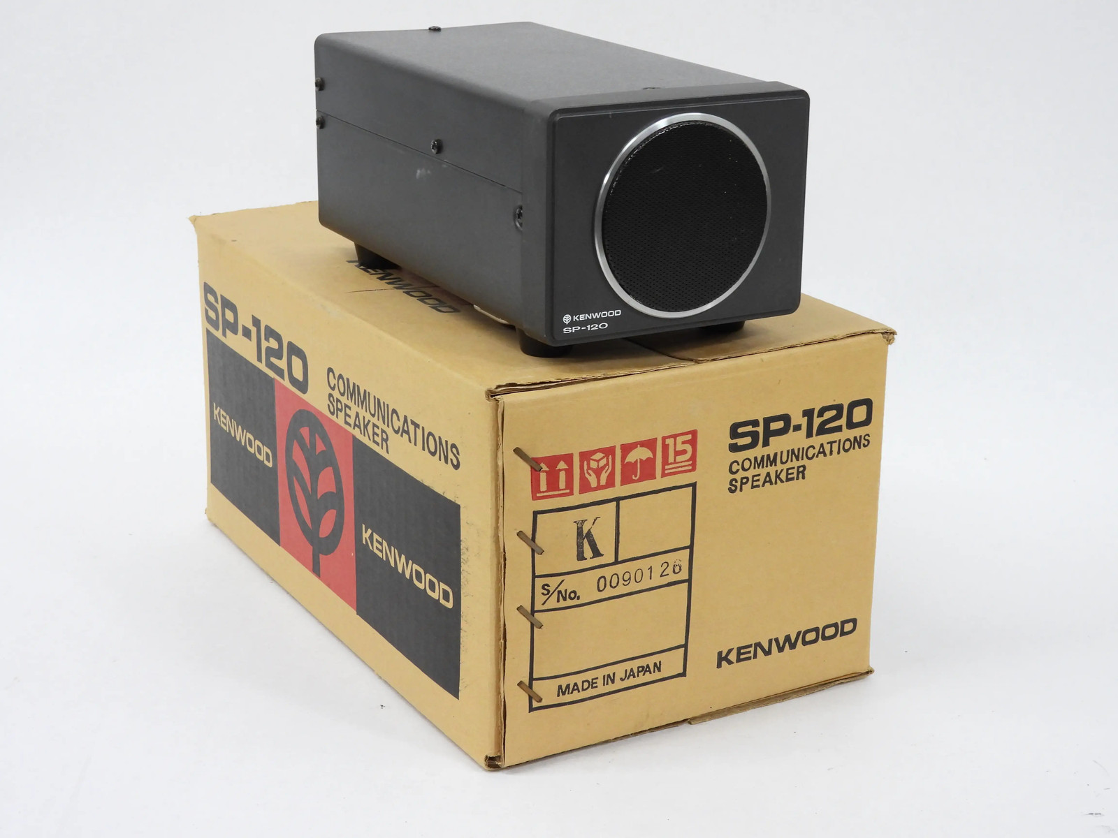 Kenwood SP-120 Vintage Ham Radio External Speaker + Box (very nice)