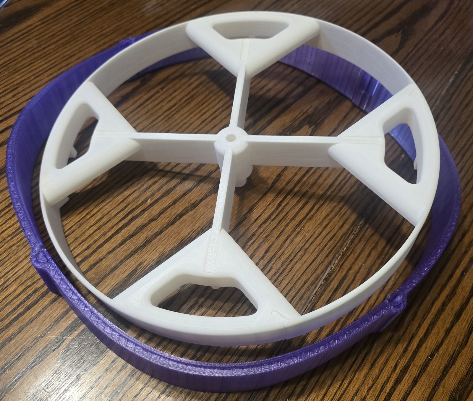 (IMPROVED) Nurture Right 360 Incubator Tray Rhea, Emu W/ Riser, White And Purple