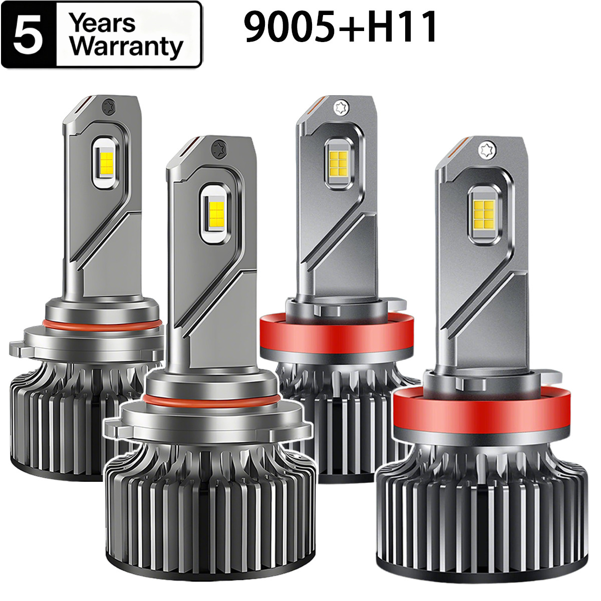 9005 H11 LED Headlight Bulb Hi/Lo Beam 20000Lm 6500K For Honda Odyssey 2011-2020