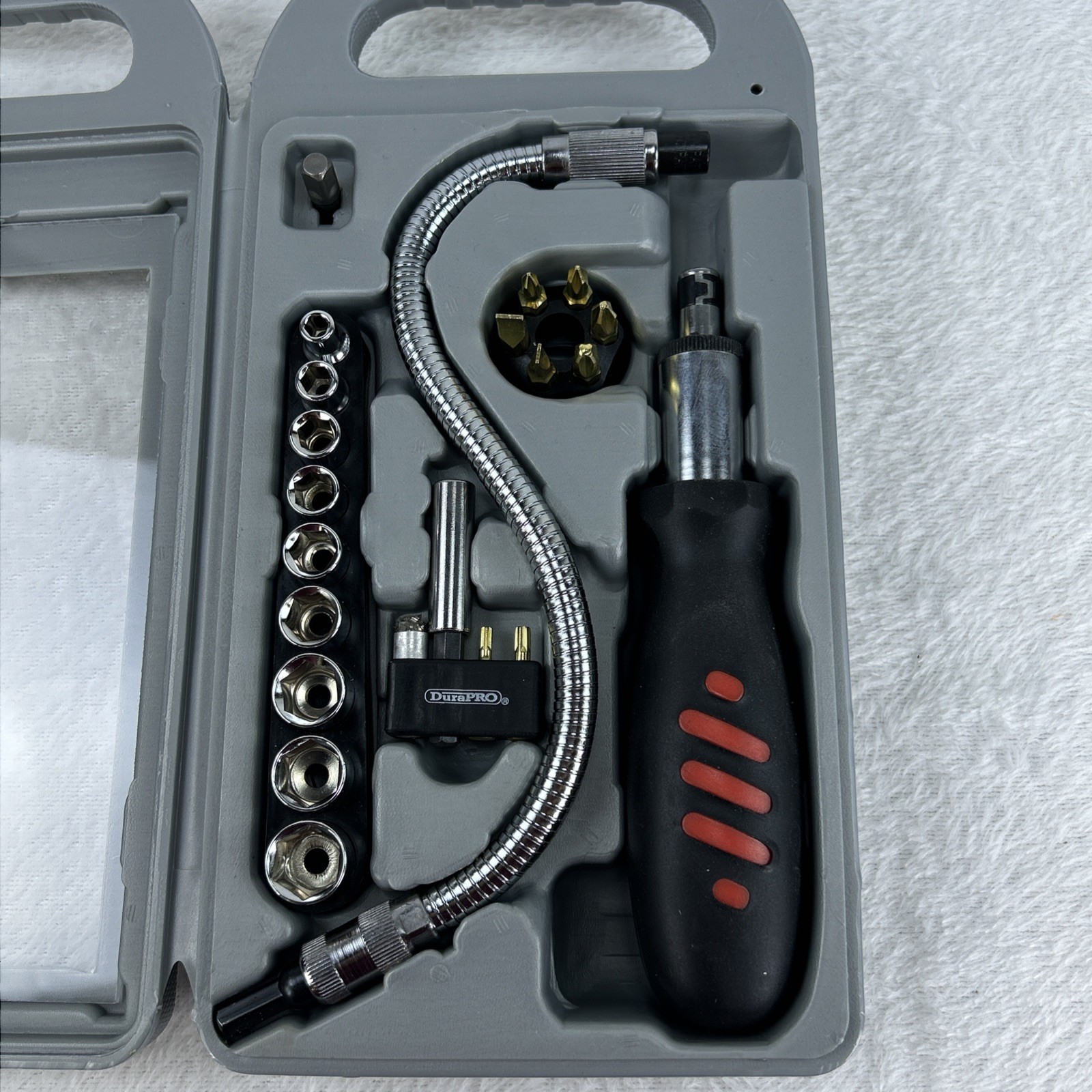 DuraPRO Snake Driver 26 Piece Set Angle ScrewDriver Model 02-100 New WithOut Box