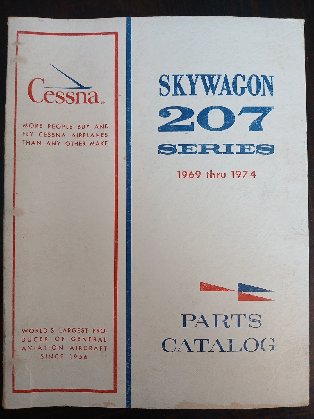 Cessna 207 Skywagon Series  Parts Catalog 1969-1974 Original