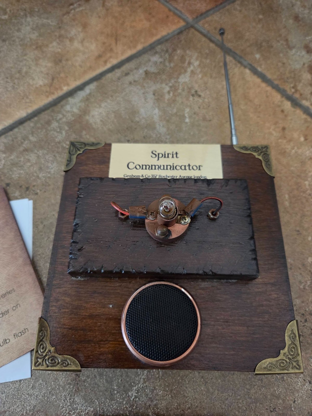 Edison Spirit Lamp Communicator by Dark Moon UK Import Magic Mentalism Tricks