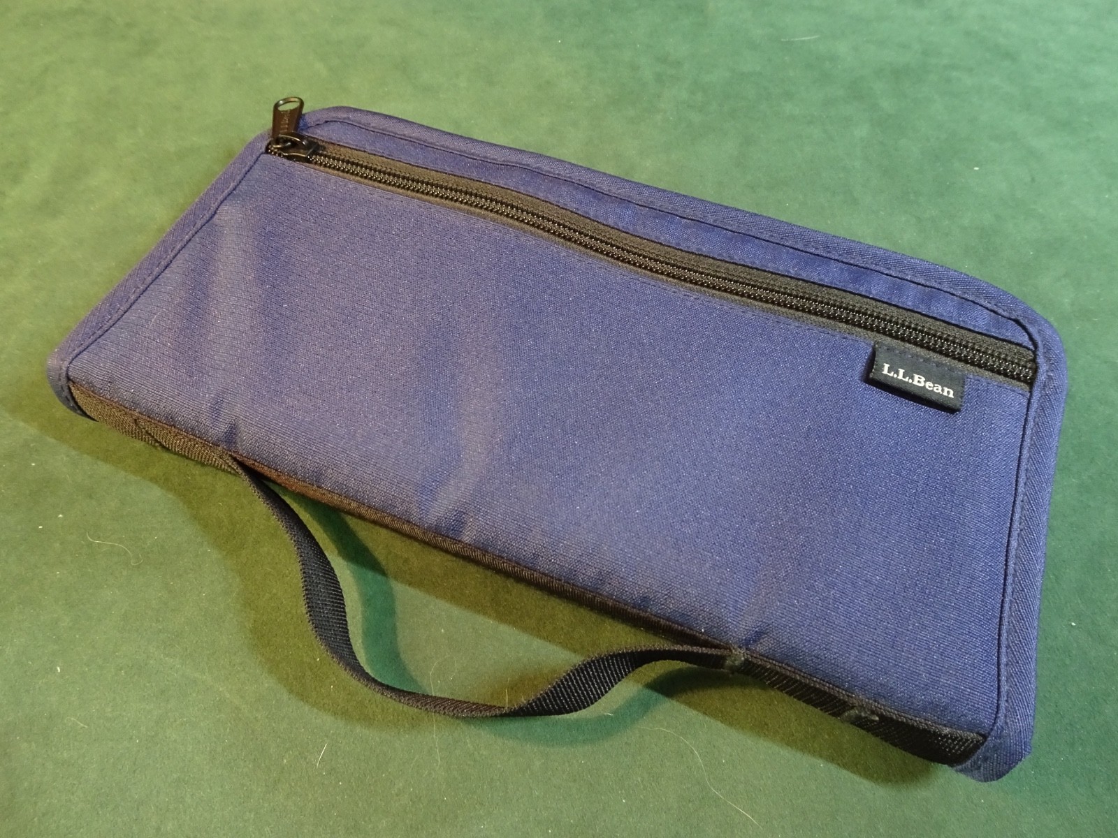L L BEAN ZIP-AROUND TRAVEL WALLET PASSPORT ORGANIZER, 9.75" X 5.5", POCKETS+++