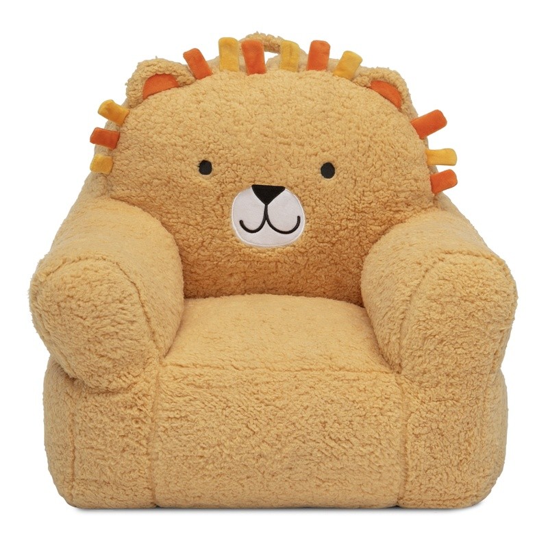 Lion Cozee Buddy Chair Plush Toddler Armchair Soft Foam Snuggle Kids Room New