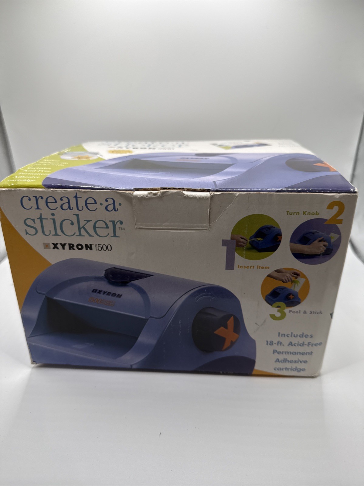 Xyron Model 500 And Model 150 Sticker Maker with partial Cartridges (Not Tested)