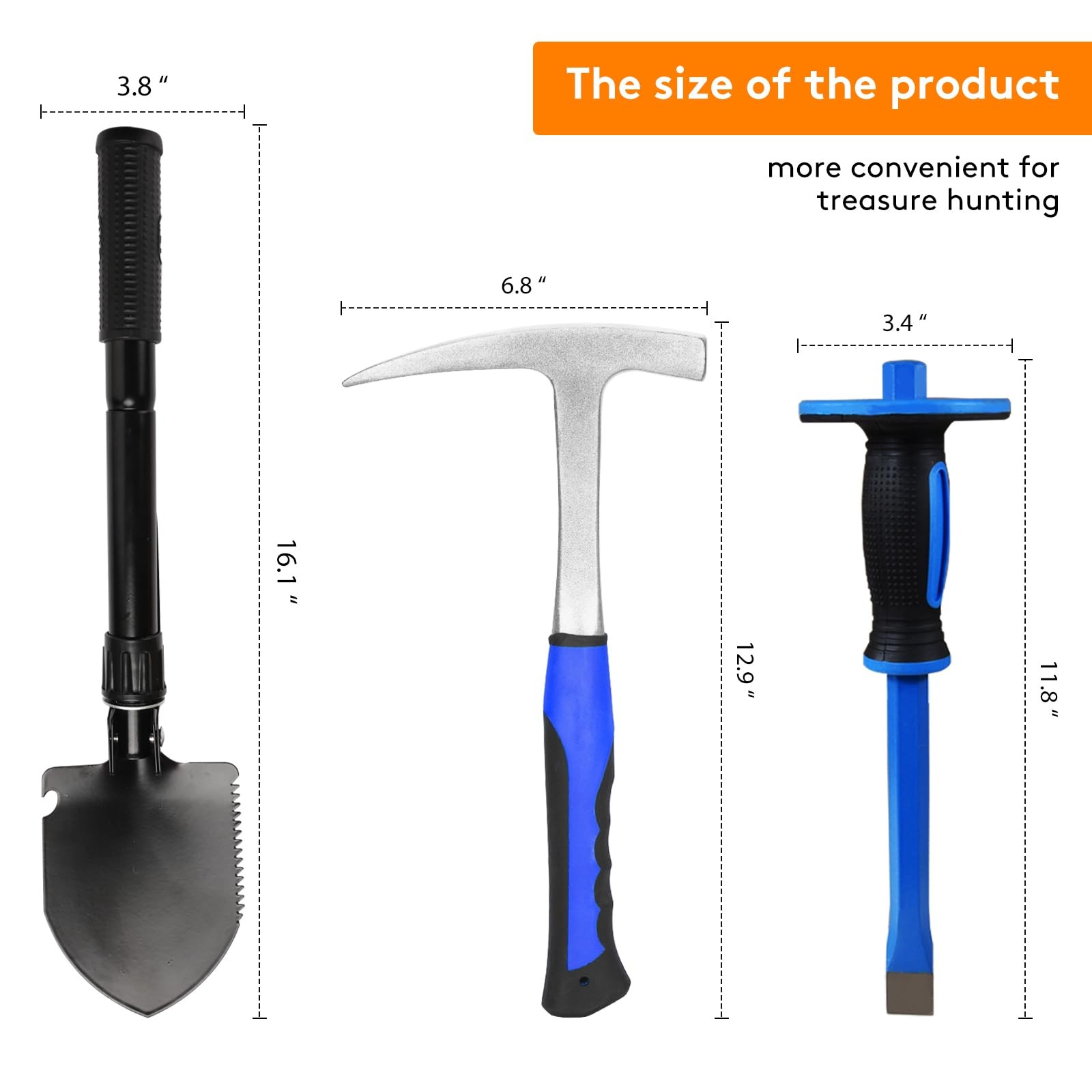 27pcs Geology tool kits，Rock mining tools，Rock hounding tools with exquisite ...