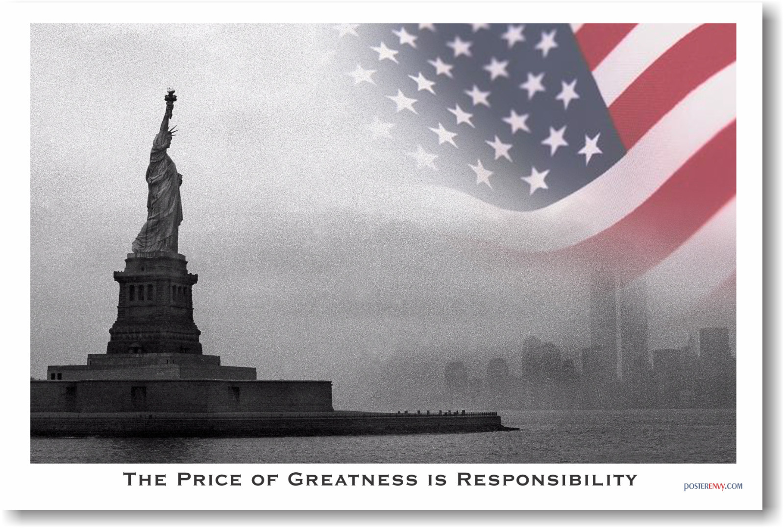 Price of Greatness - Statue Liberty Patriotic    POSTER