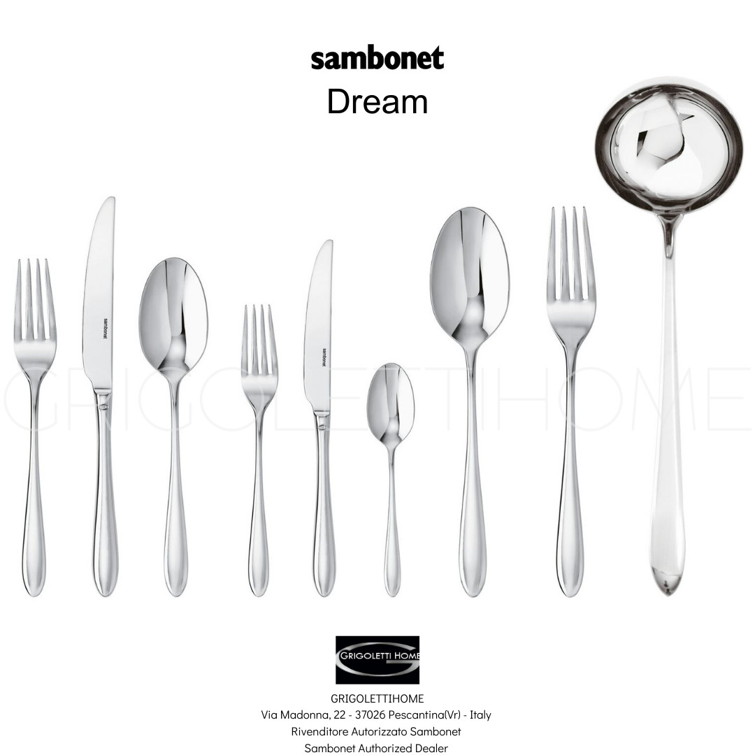 Sambonet DREAM Cutlery Set 75 Pieces For 12 People - Stainless Steel