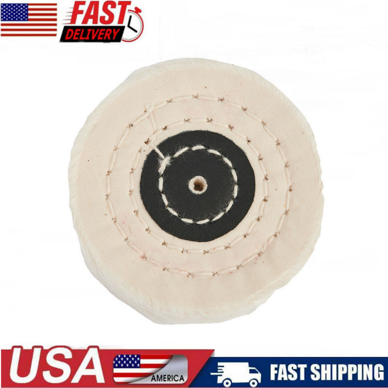 Cotton Buffing Wheel For Bench Grinding Wheel Polishing Machines. Polishes