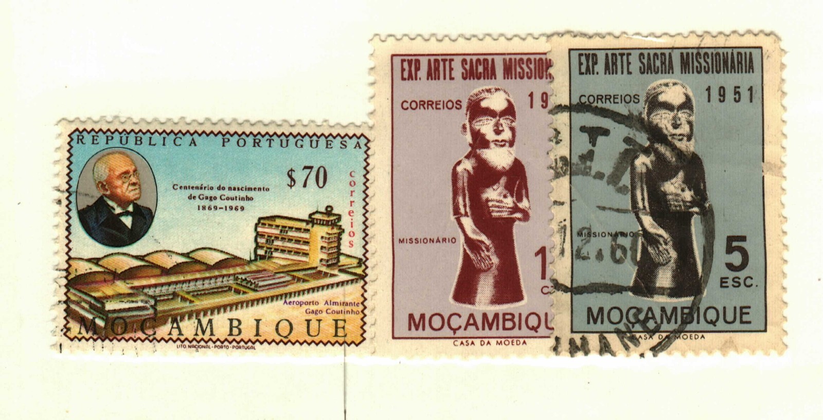 Mozambique #361 MH, 363, 484 used