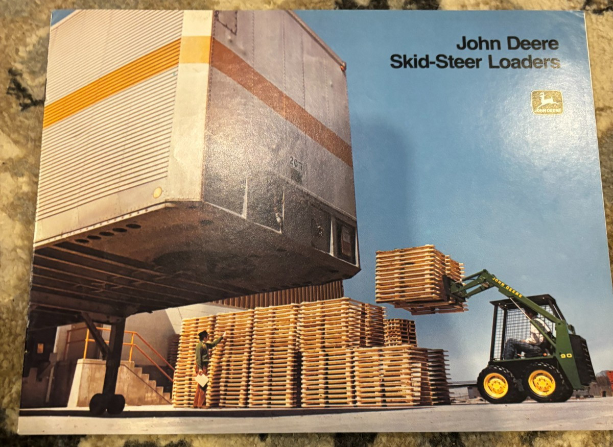 John Deere 60 90 125 Skid Steer Loaders For 1978 Brochure AMIL25