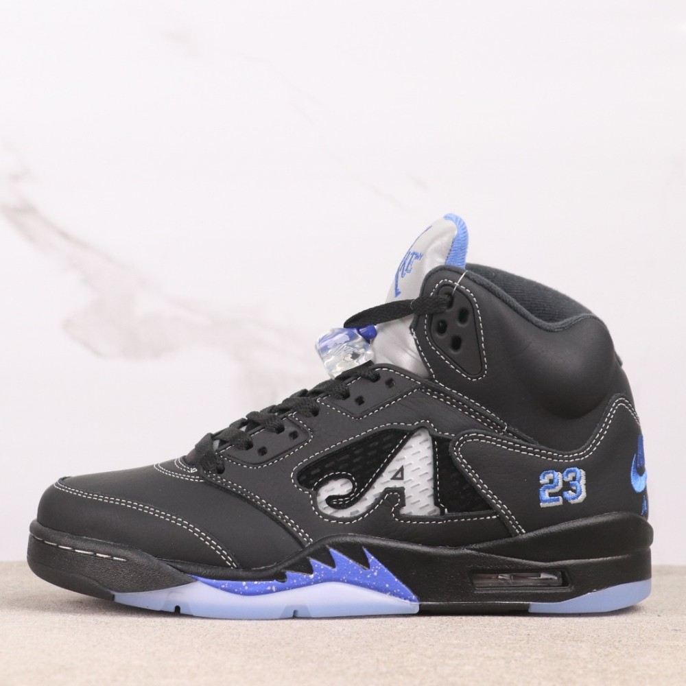 DV4982-004 Awake NY x AJ5 Retro 'Black Racer Blue'