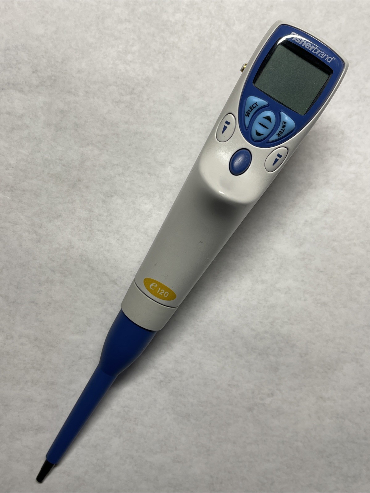 Fisherbrand e120 Pipette  5-120ul No Battery No Cover For Parts Tested Working