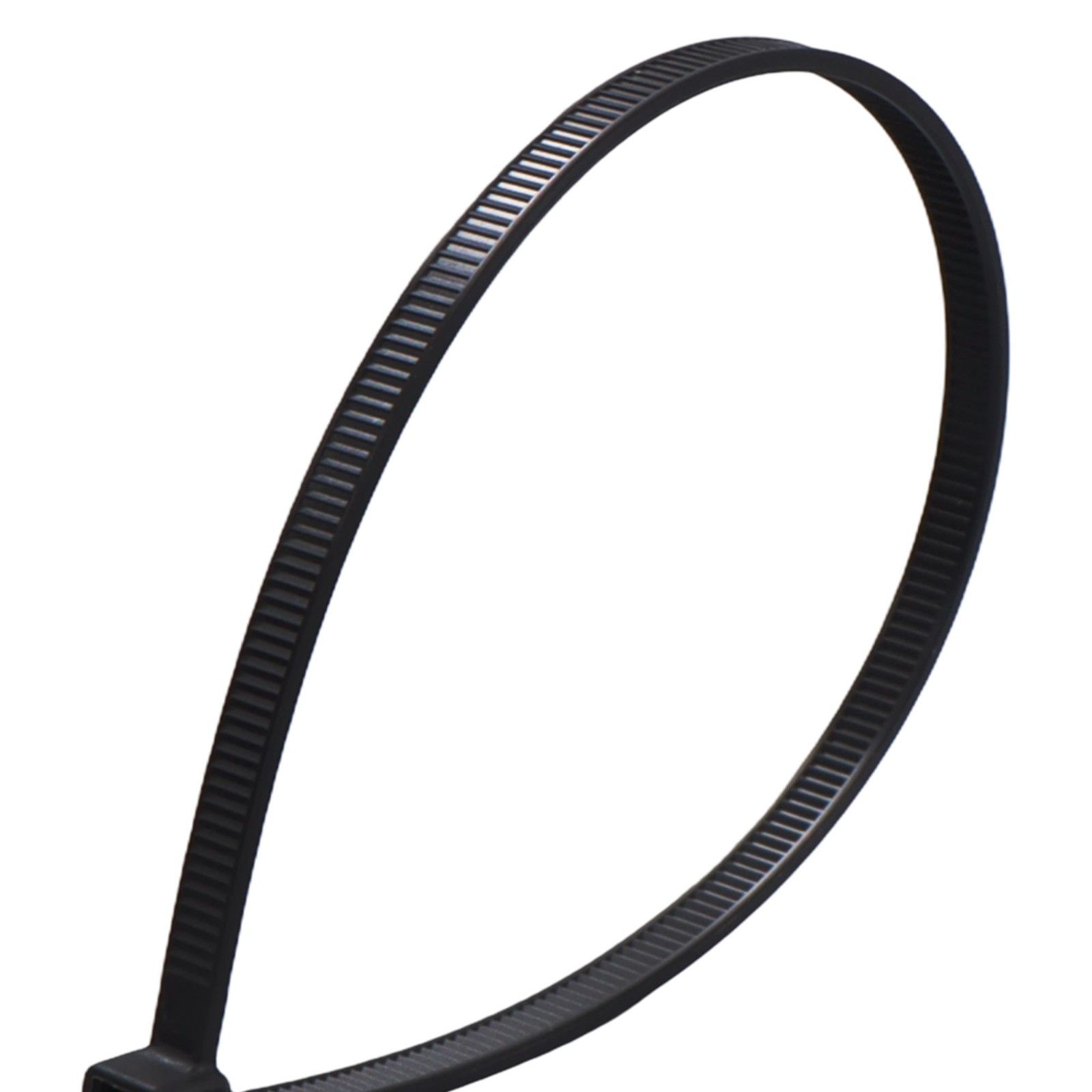 Self-locking Cable Ties, 12", 50 lbs, Nylon, 1000-Pack Black & 100-Pack White