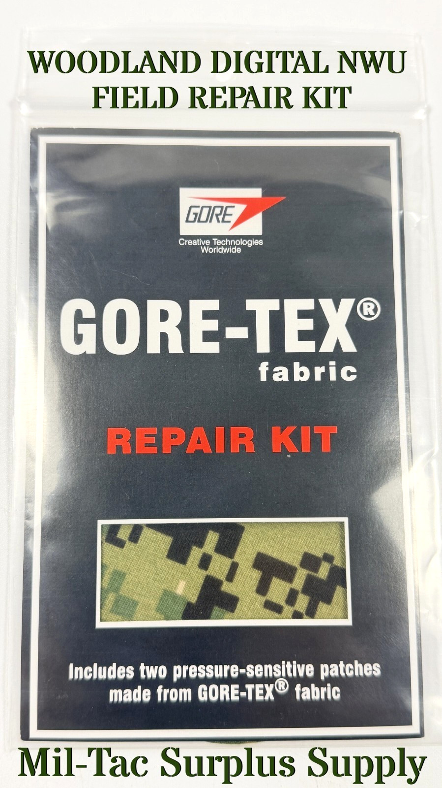 GORE-TEX WOODLAND DIGITAL NWU FIELD REPAIR KIT