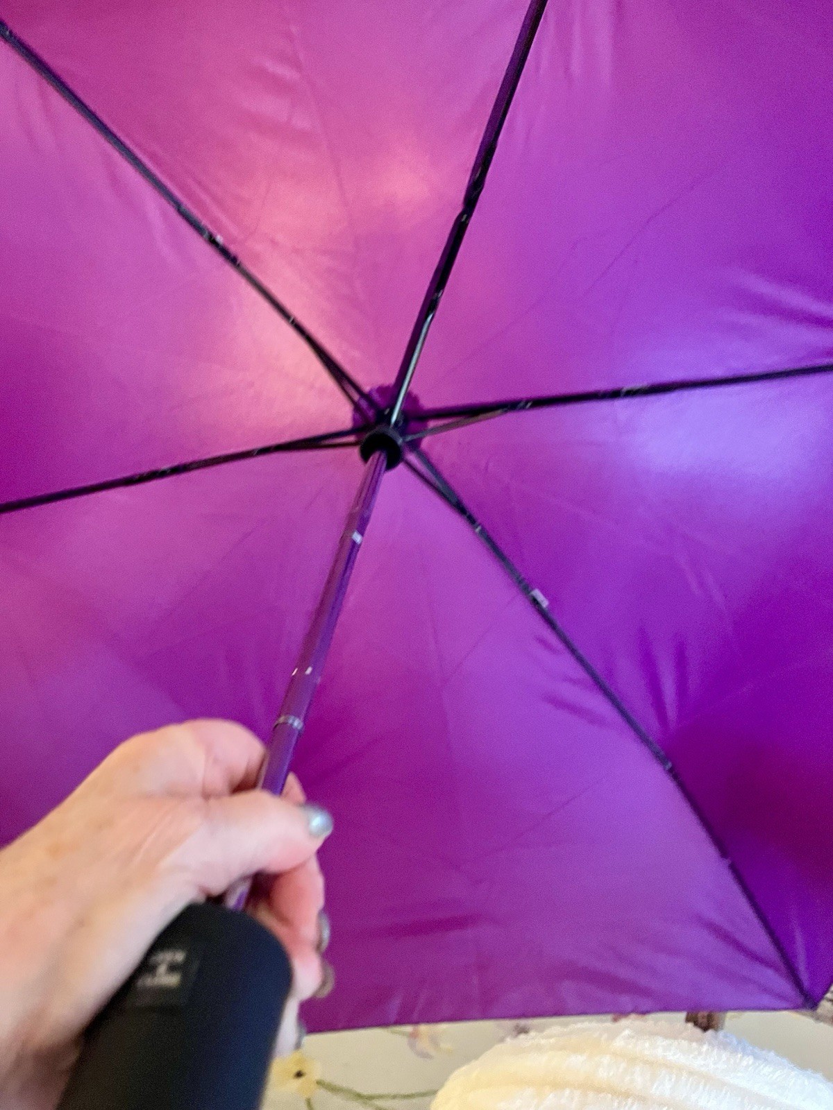 Rain Essentials Dark Purple New Umbrella
