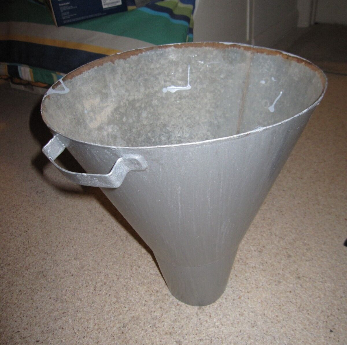 Large Funnel - Vintage, Heavy-Duty, Specially Made - 14" x 12" x 14" (W x D x H)