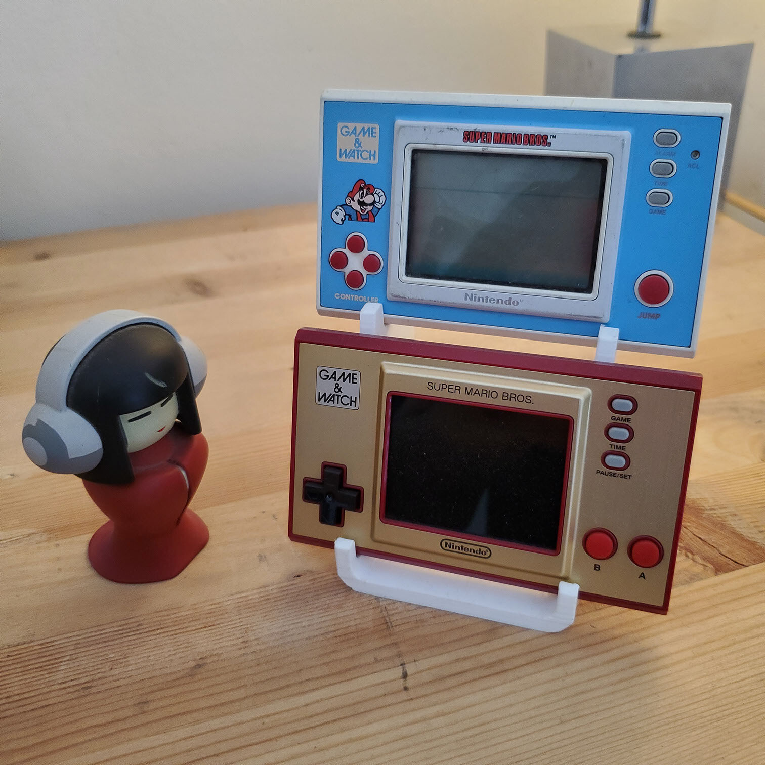 Stand for Game and Watch (New & Old) Handheld Display Stand 2 tier Zelda Mario