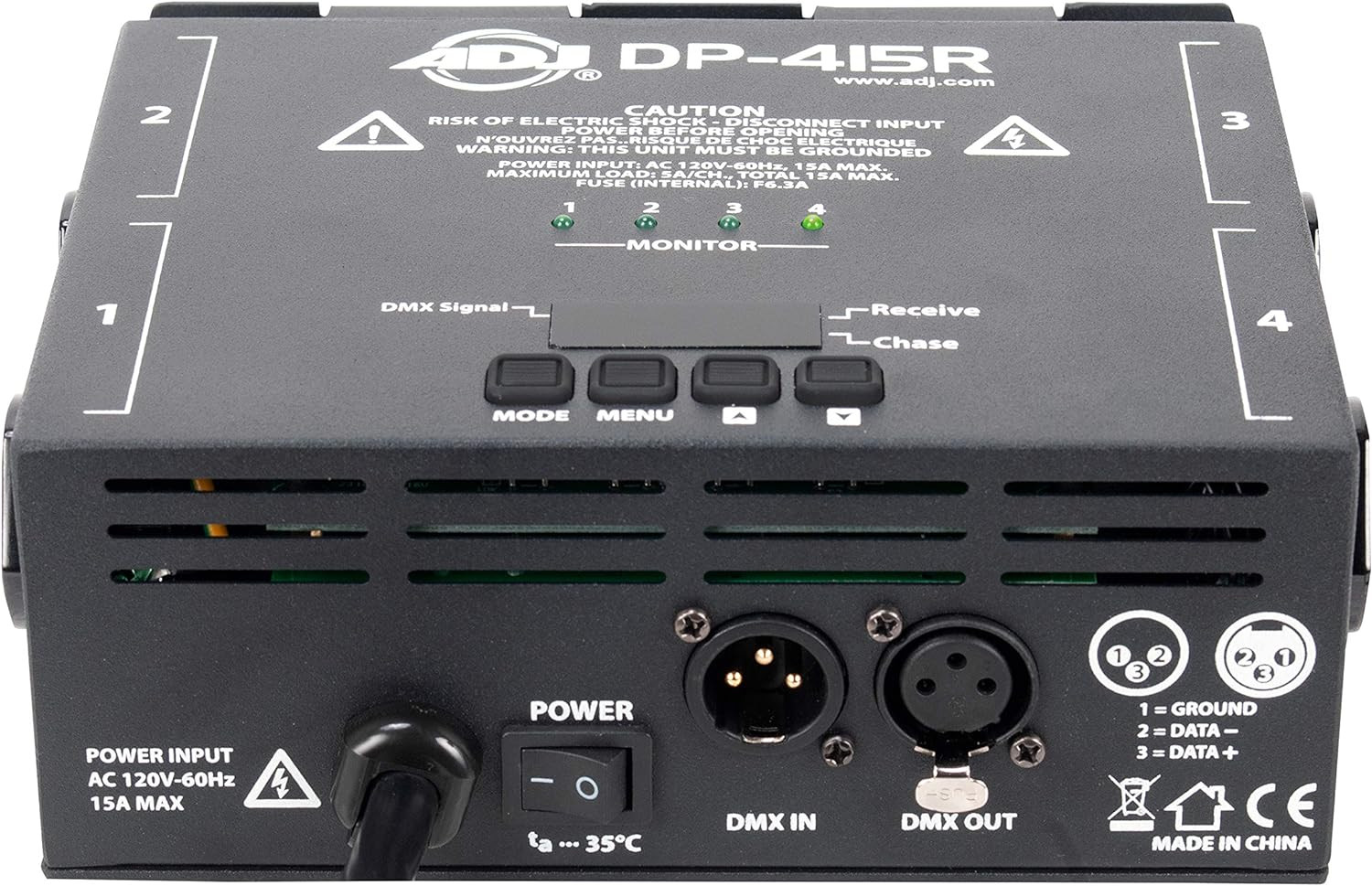 Products DP-415R 4 Channel DMX512 Dimmer Pack