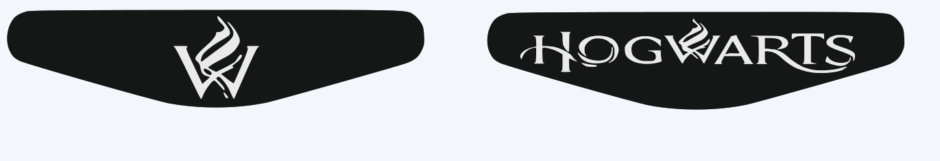 2 Hogwarts Legacy PS4 lightbar decals