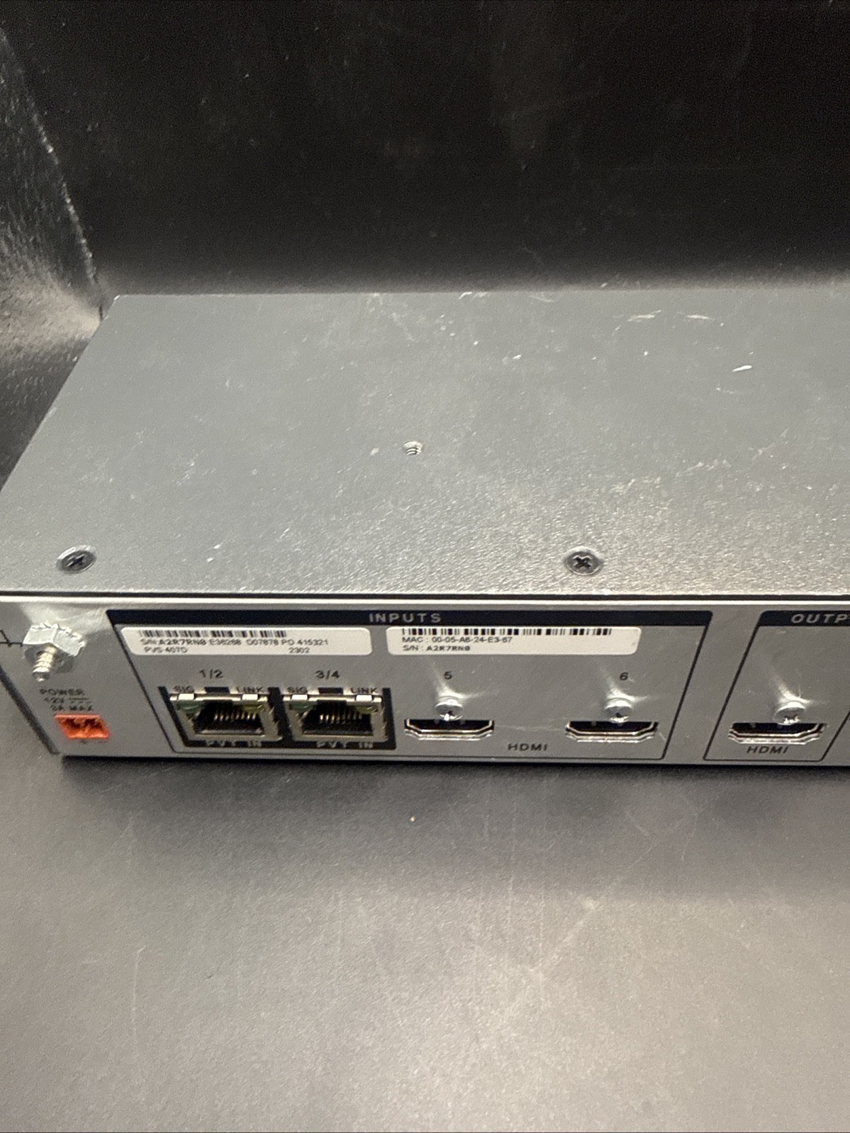 Extron PVS 407D Polevault Digital Switcher No Power Adapter