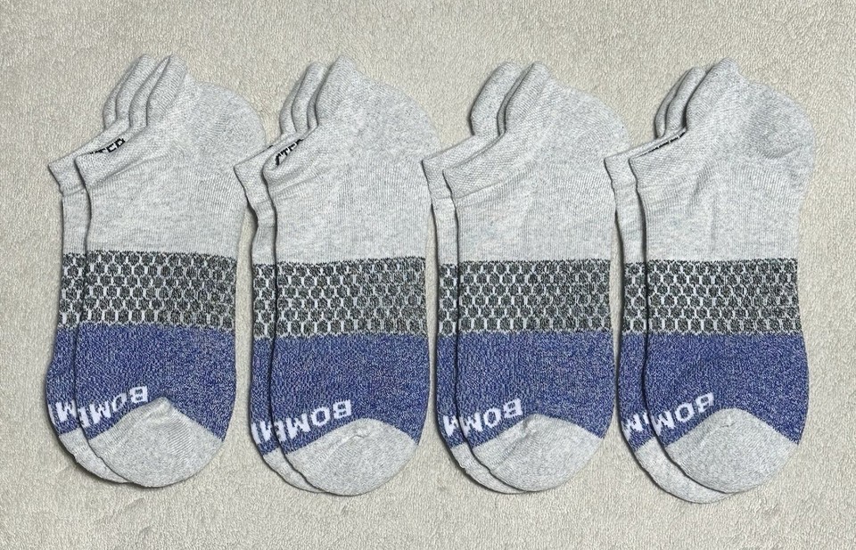 Bombas 4-Pack Ankle Socks Size Medium Brand New Unisex Multicolor 4-Pairs