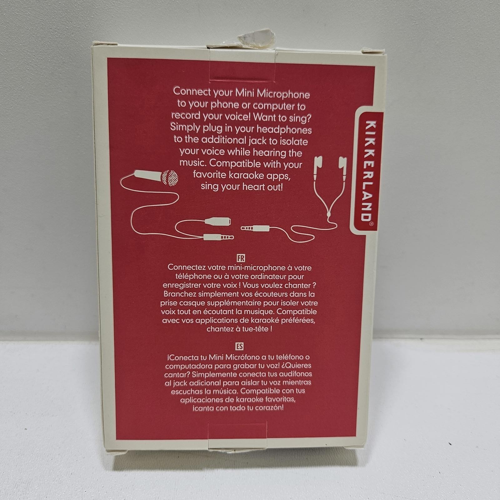 New Kikkerland Mini Karaoke Microphone