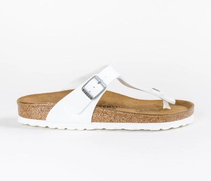 Birkenstock Gizeh BS White Men's EU 43/US 10 Regular Birko-Flor Sandals