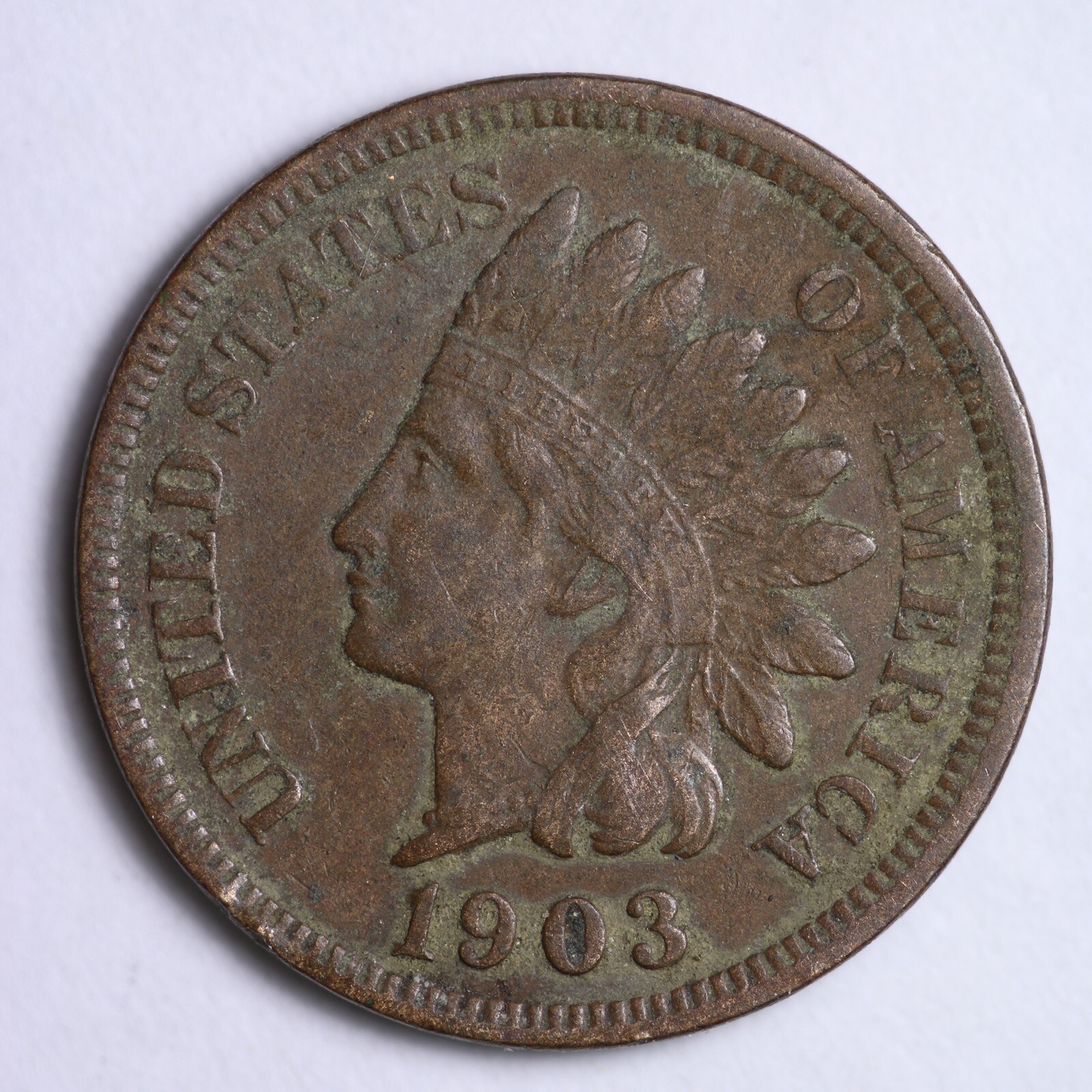 1903 Indian Head Cent Penny GREAT LIBERTY B005