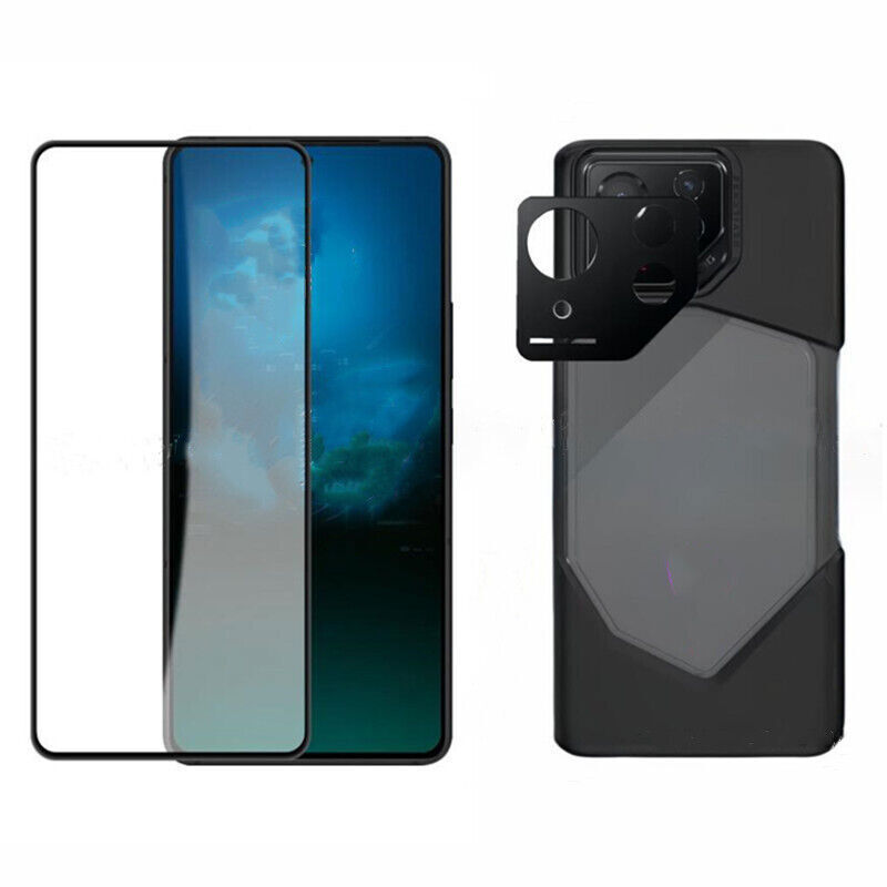 For ASUS ROG Phone 8 / 8 Pro 9H Tempered Glass Screen Protector+Camera Protector