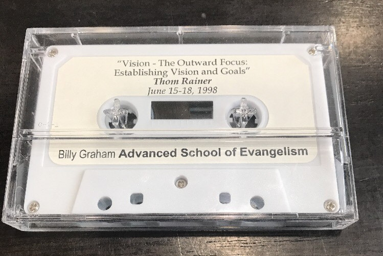 Billy Graham "Vision-The Outward Focus" Cassette Tape-RARE