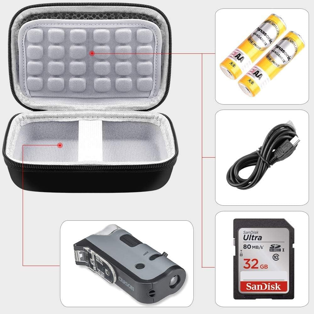 Microscope Case for Carson Microflip and for Microbrite plus