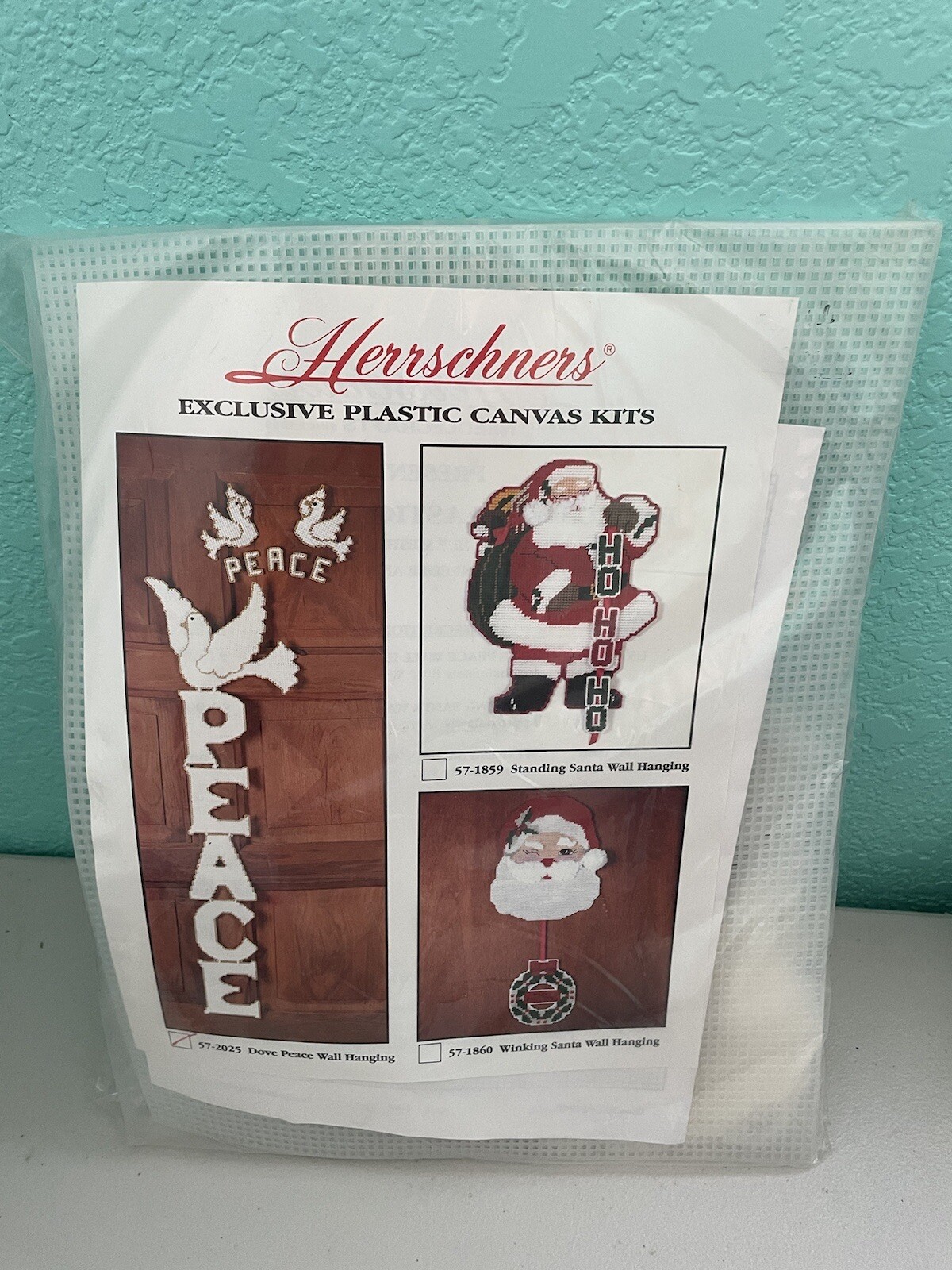 Herrschners Plastic Canvas Kit Dove Peace Wall Hanging New Sealed