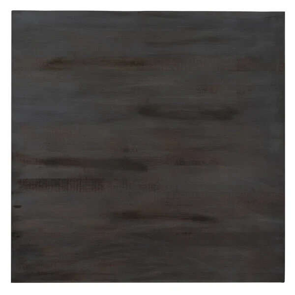 36'' Square Solid Wood Live Edge Restaurant Table Top in Slate Gray Wood Finish