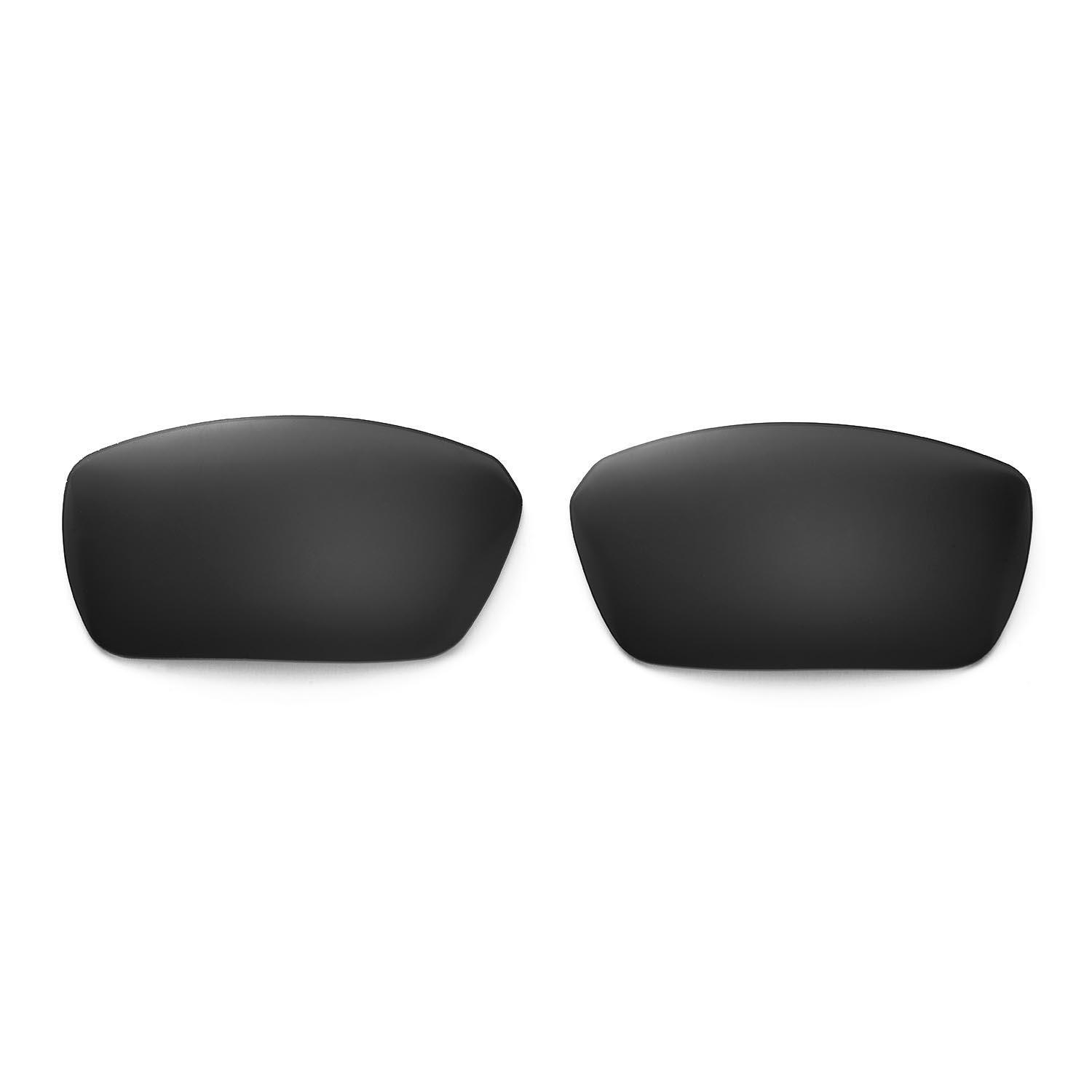 Walleva Black Polarized Replacement Lenses For Spy Optic DIRK Sunglasses