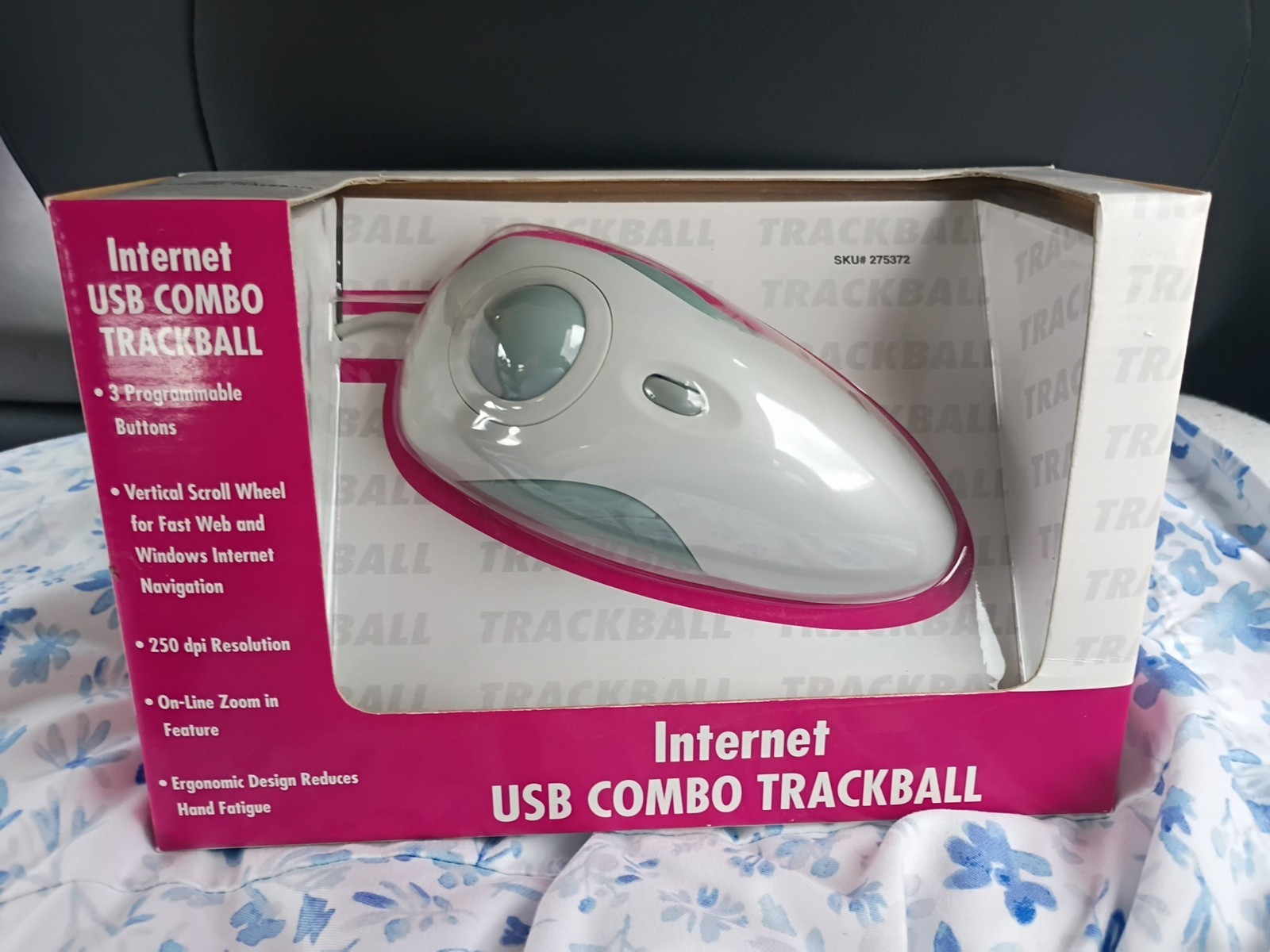 Vintage Internet USB Combo Trackball New