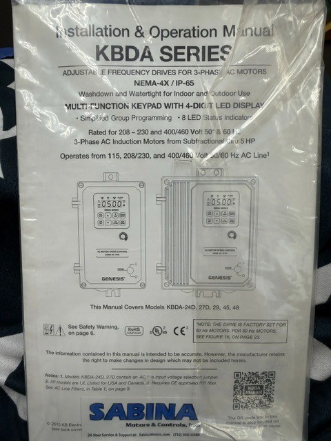 Ac Motor Speed Control NEMA 4X / IP65
