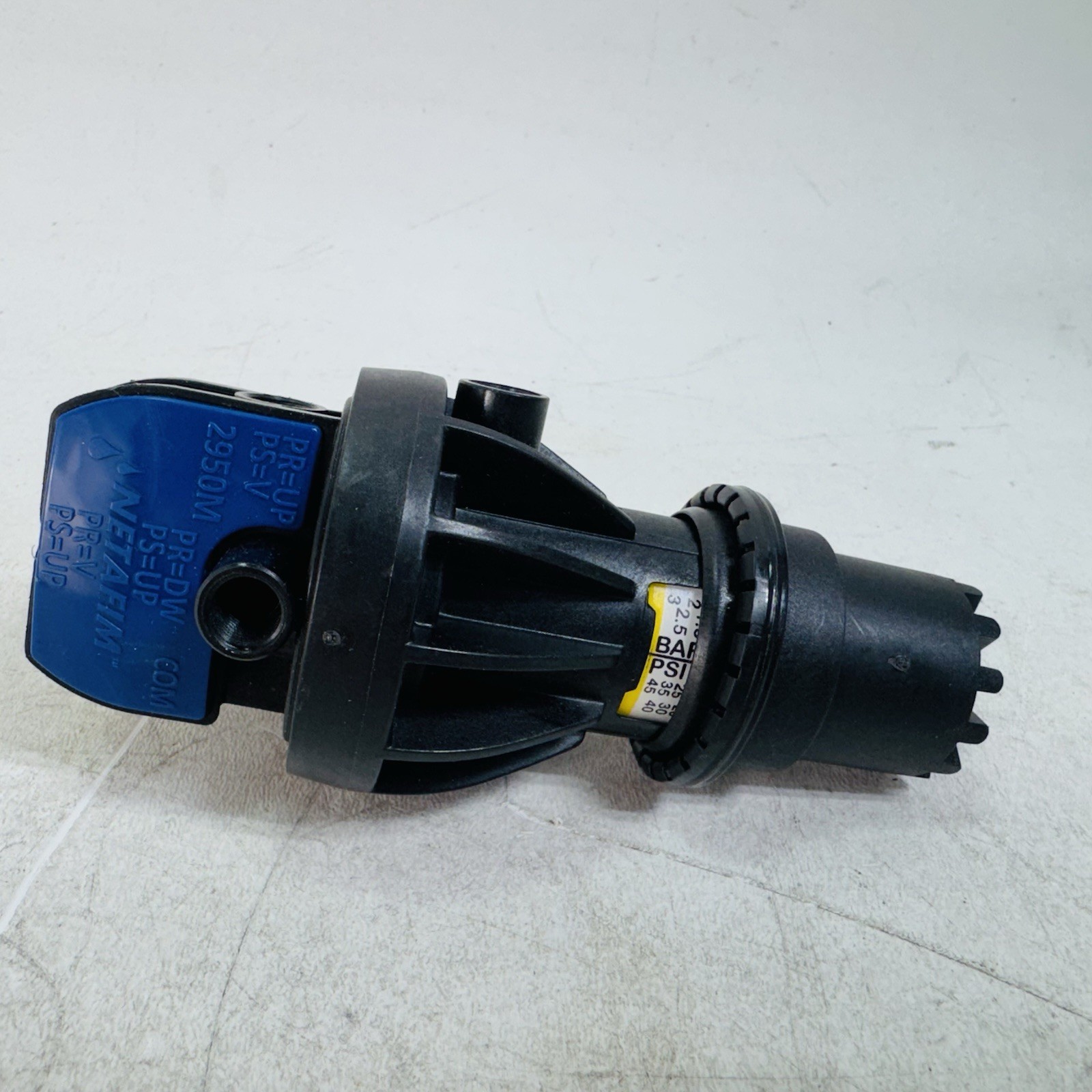 Netafim Plastic Pilot 29-50M Valve (Missing Blue Cap Handle) NEW