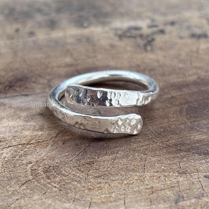 925 Sterling Silver Solid Ring Handmade Statement Anniversary Gift Ring R15