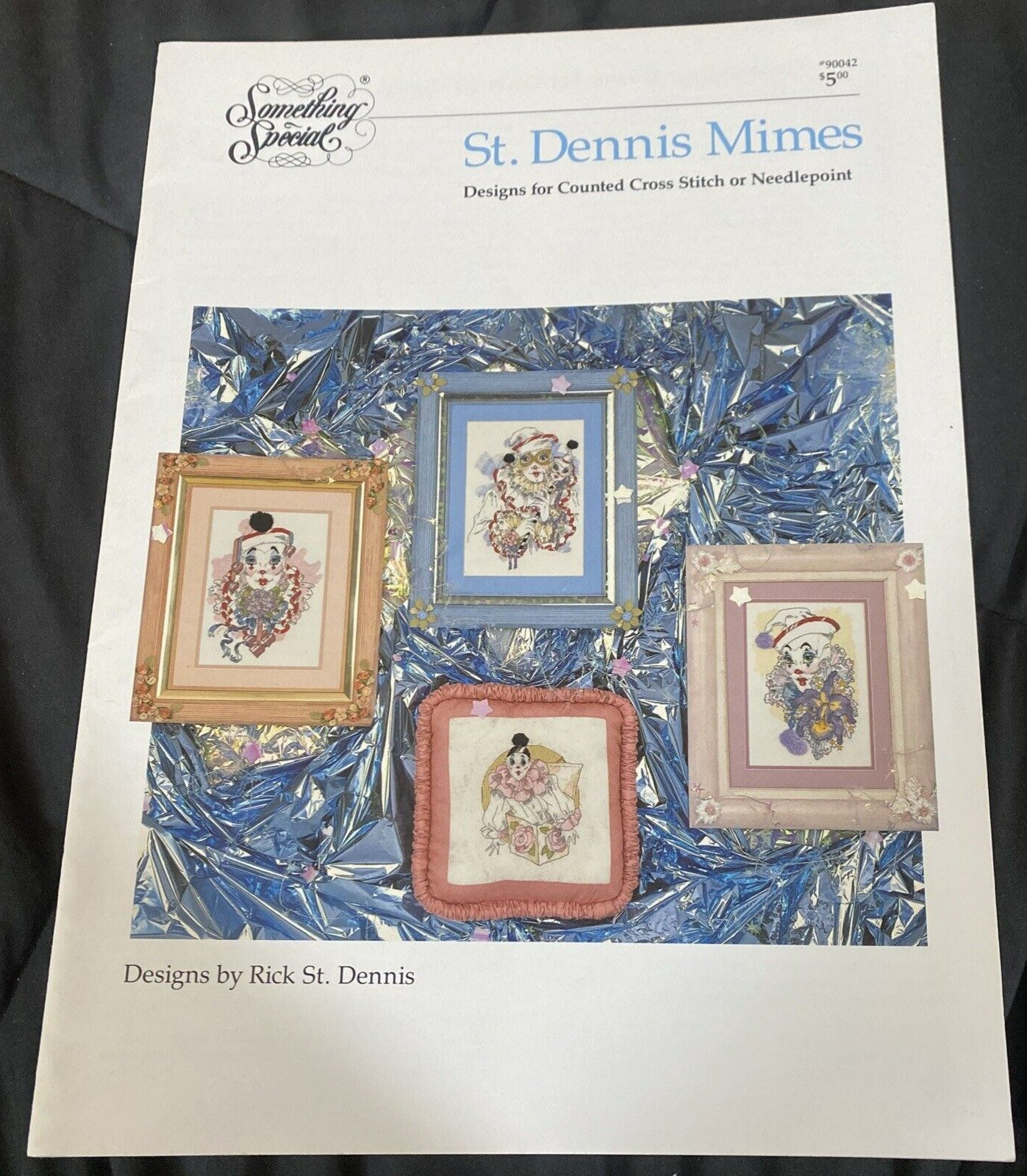 Vintage Something Special ST. DENNIS MIMES Cross-Stitch Pattern Leaflet Book