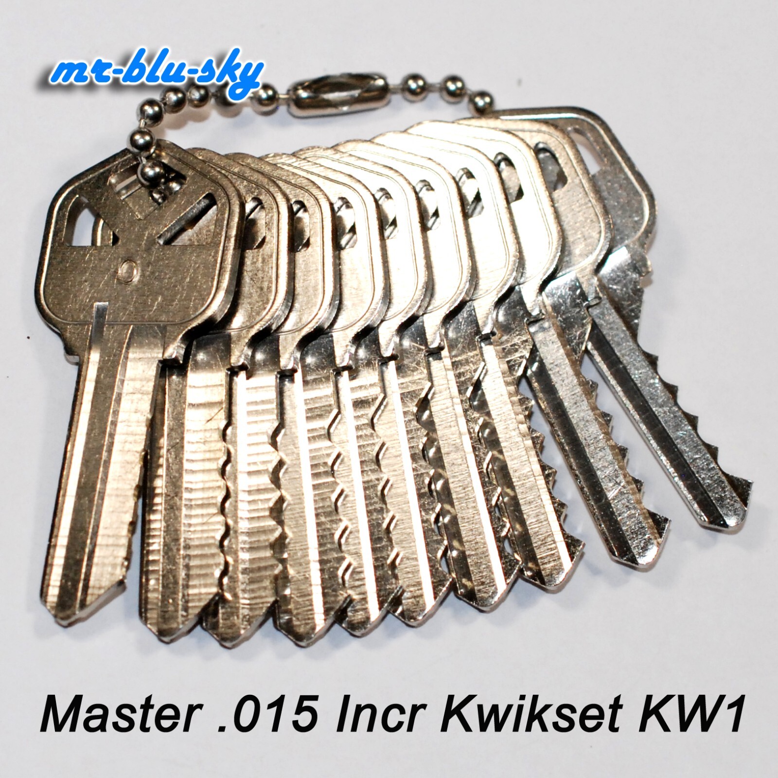 🔑 Kwikset KW1 .015 Increment Space and Depth Keys ~ DSD#355, CMK31