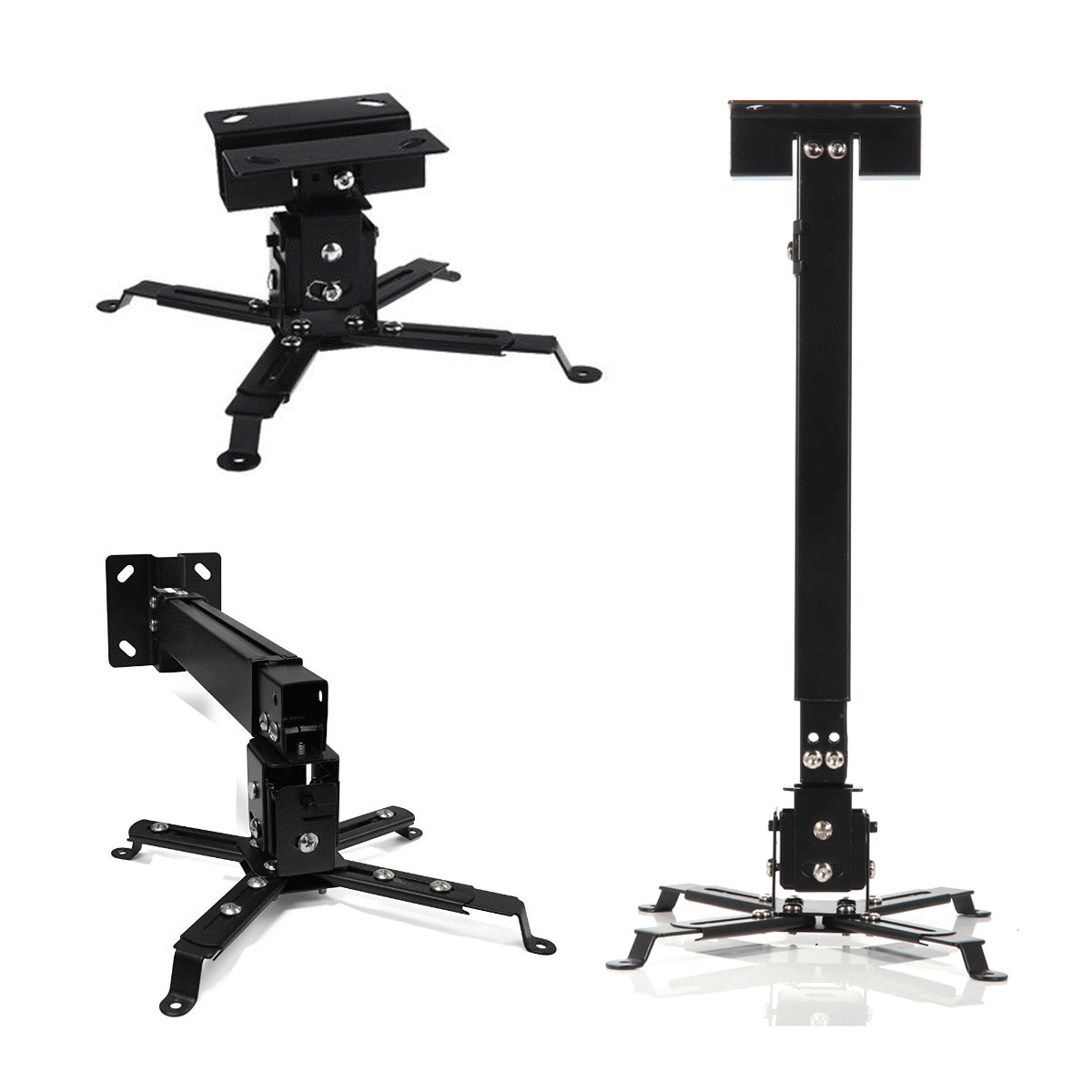 Universal Projector Mount Extendable Adjustable Tilt DLP LCD Ceiling Bracket
