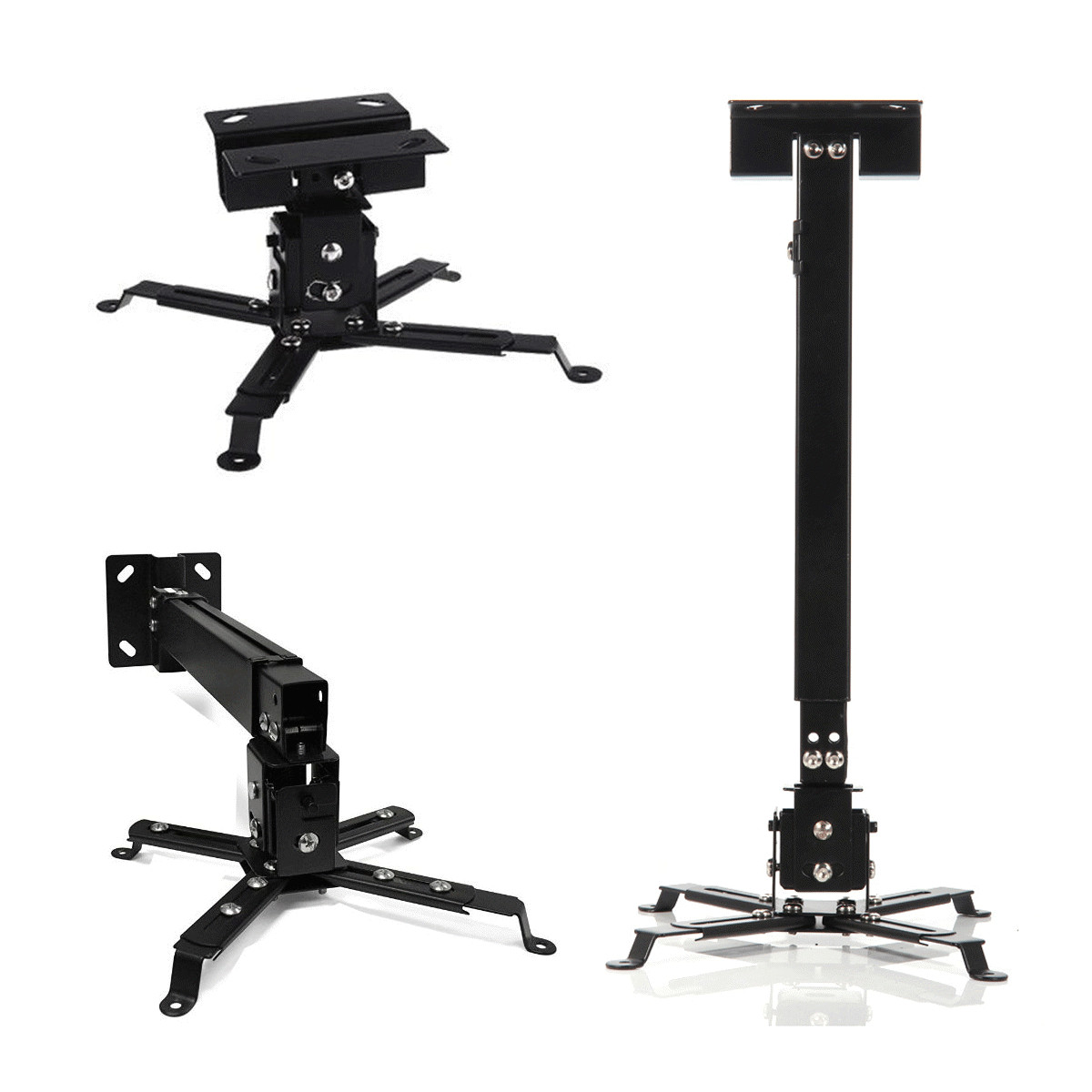 Universal Projector Mount Extendable Adjustable Tilt DLP LCD Ceiling Bracket