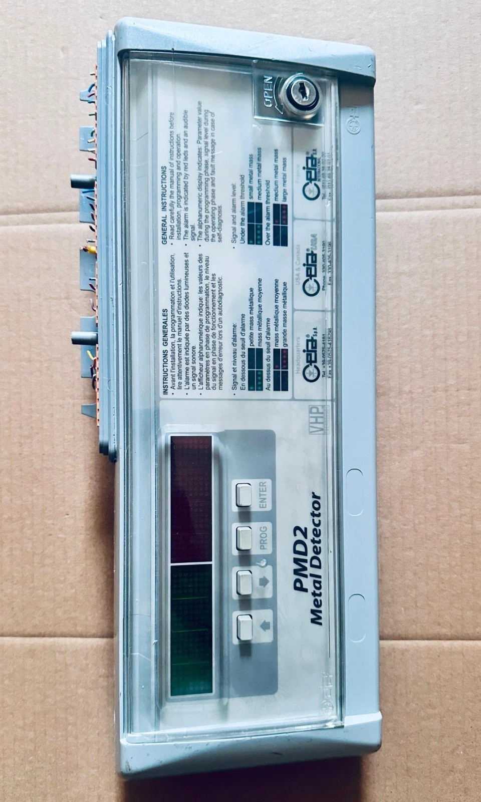 CEIA PMD2 METAL DETECTOR