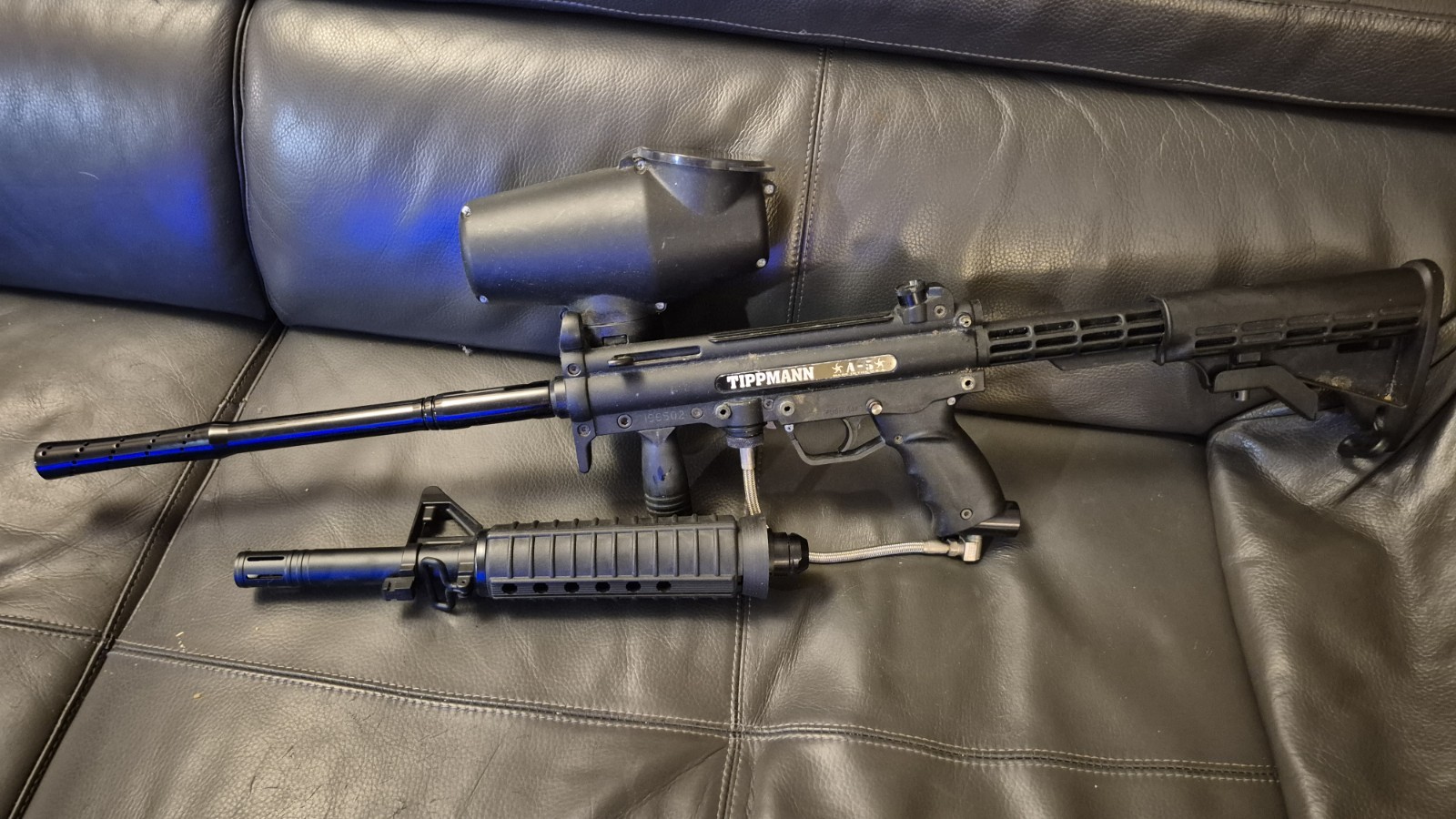 Tippmann A-5 Paintball Marker Tactical Upgrades M4 Shroud Custom Stock -...