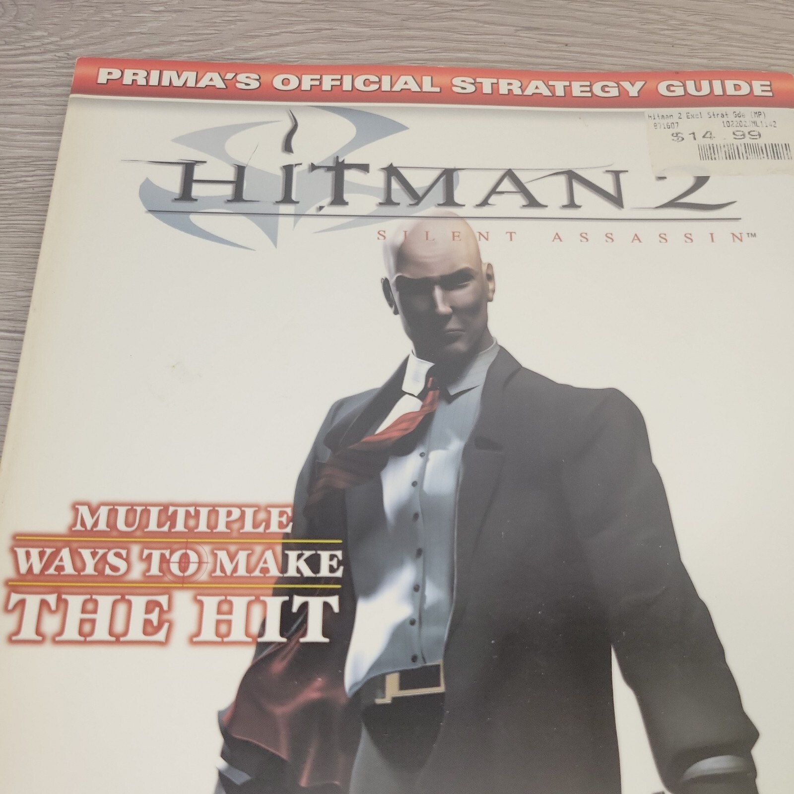 Hitman 2 Silent Assassin Official Strategy Guide GameCube PS2 XBOX Prima